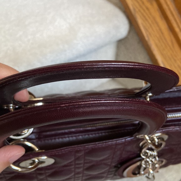authentic christian dior large lady dior cannage bag - Picture 14 of 16